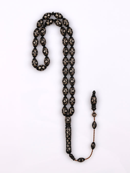 Gümüş İşlemeli Kuka Tesbih