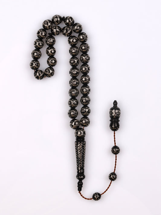 Gümüş İşlemeli Kuka Tesbih