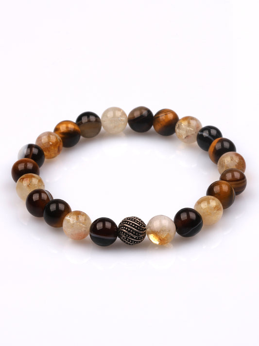 Sitrin X Göz Akik X Kaplangözü Bileklik