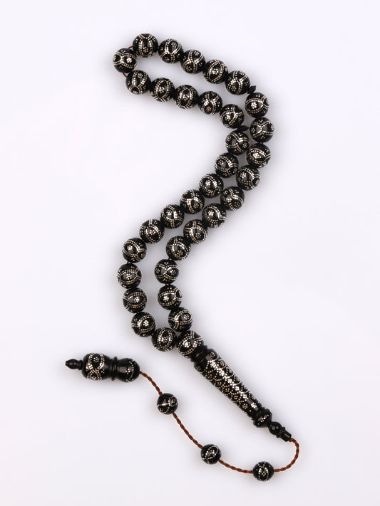 Gümüş İşlemeli Kuka Tesbih