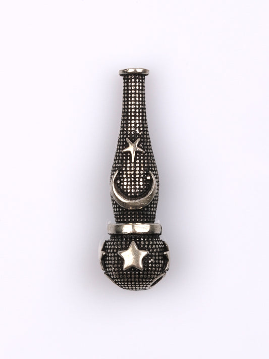 Ay Yıldız Desenli 925 Ayar Gümüş İmame